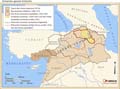 Karta ver Armenien genom historiens gng